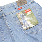 WRANGLER Mens Regular Fit Blue Denim Jeans Zip W36 L30 Classic Cotton