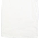 MAX MARA STUDIO Womens White Pencil Knee Length Cotton Blend Skirt UK 14 Elegant