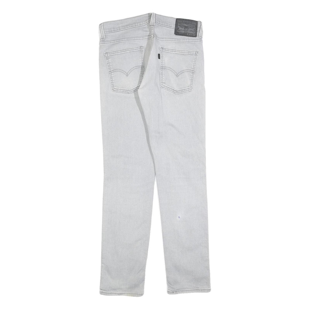 LEVI'S 511 Slim Mens Jeans Light Denim W30 L32 Cotton Blend Zip Slim Fit