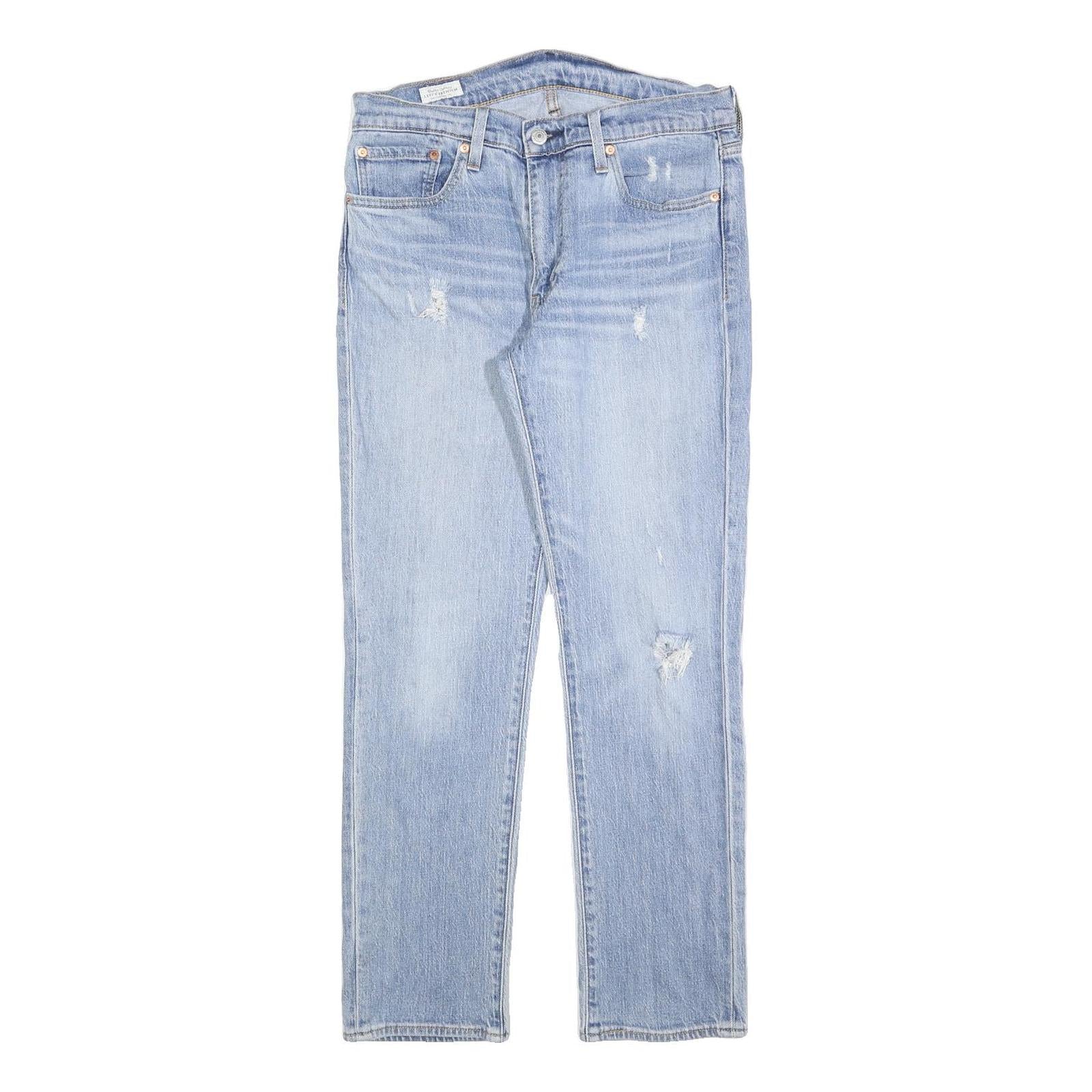 LEVI'S 511 BIG E Mens Jeans Blue Slim Skinny Denim Light W32 L30 Vintage