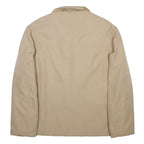 PAUL & SHARK Mens Beige Zip Jacket M Polyester Plain Casual Lightweight