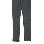 LEVI'S Mens Slim Grey Denim Jeans Cotton Blend Zip W27 L29 Stylish Comfortable