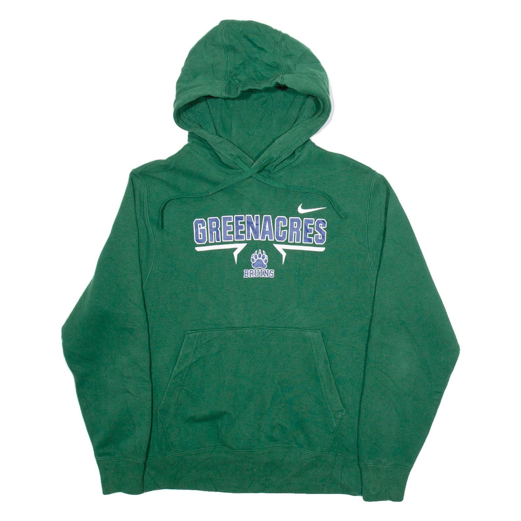 NIKE Greenacres Bruins Mens Green Hoodie USA S