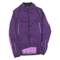CRANE Womens Purple & Lilac Jacket M Polyester Striped Zip