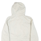 LEVI'S Womens White Hooded Zip Jacket XL Polyester Blend Casual Outerwear