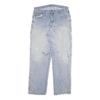 DICKIES Mens Regular Fit Light Blue Denim Jeans W36 L33 Workwear Cotton Blend