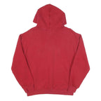 DISNEY Mens Red Disneyland Hoodie S Cotton Blend Pullover Casual