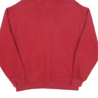 DISNEY Mens Red Disneyland Hoodie S Cotton Blend Pullover Casual