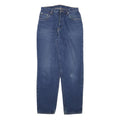AMBIGU Womens Relaxed Blue Denim Jeans Cotton Blend Zip W28 L30 Classic Fit