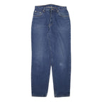 AMBIGU Womens Relaxed Blue Denim Jeans Cotton Blend Zip W28 L30 Classic Fit