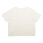 CARHARTT Womens Cream Floral Pocket T-Shirt L Short Sleeve Crew Neck Cotton