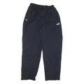 PUMA Mens Joggers Blue L W28 L30 Regular Tapered Fit Polyester Sportswear