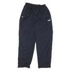 PUMA Mens Joggers Blue L W28 L30 Regular Tapered Fit Polyester Sportswear