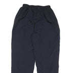 PUMA Mens Joggers Blue L W28 L30 Regular Tapered Fit Polyester Sportswear