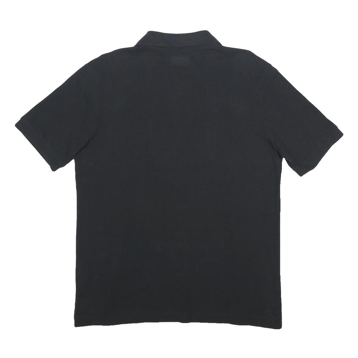 KAPPA Mens Black Short Sleeve Logo Polo Shirt L Cotton Casual Sportswear