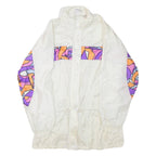 USA Lightweight Mens Jacket White Nylon M