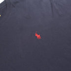 POLO RALPH LAUREN Mens Navy Blue Cotton Classic Fit XL Short Sleeve Crew Neck