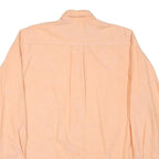 NAUTICA Mens Peach Button-Down Shirt S Cotton Blend Classic Fit Casual