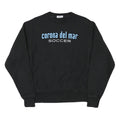 CHAMPION Mens Black Corona Del Mar Soccer Crew Neck M Sweatshirt Casual