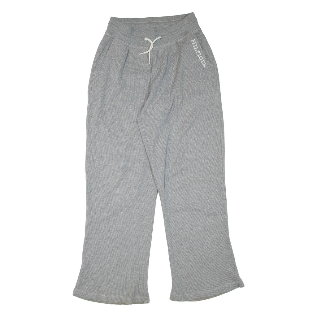 TOMMY HILFIGER Womens Joggers Grey Wide-Leg XS W24 L32