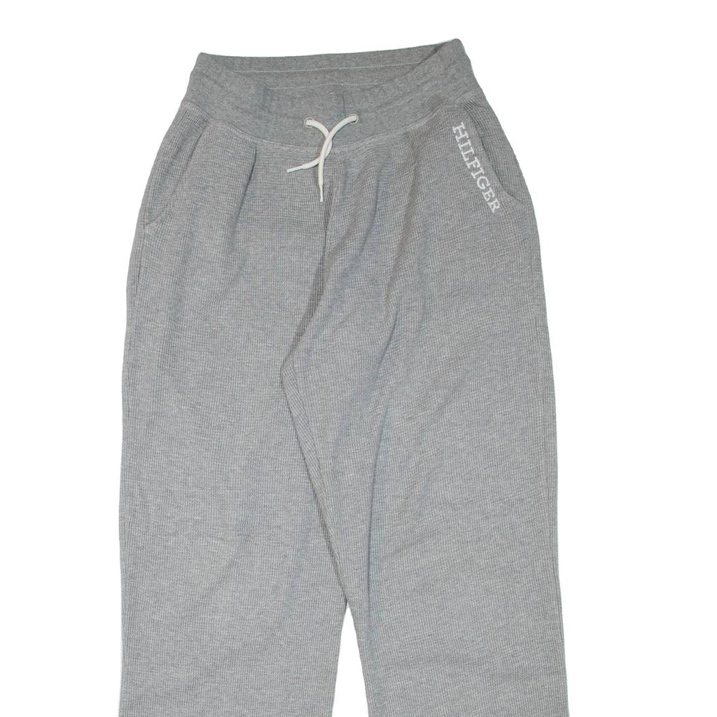 TOMMY HILFIGER Womens Joggers Grey Wide-Leg XS W24 L32