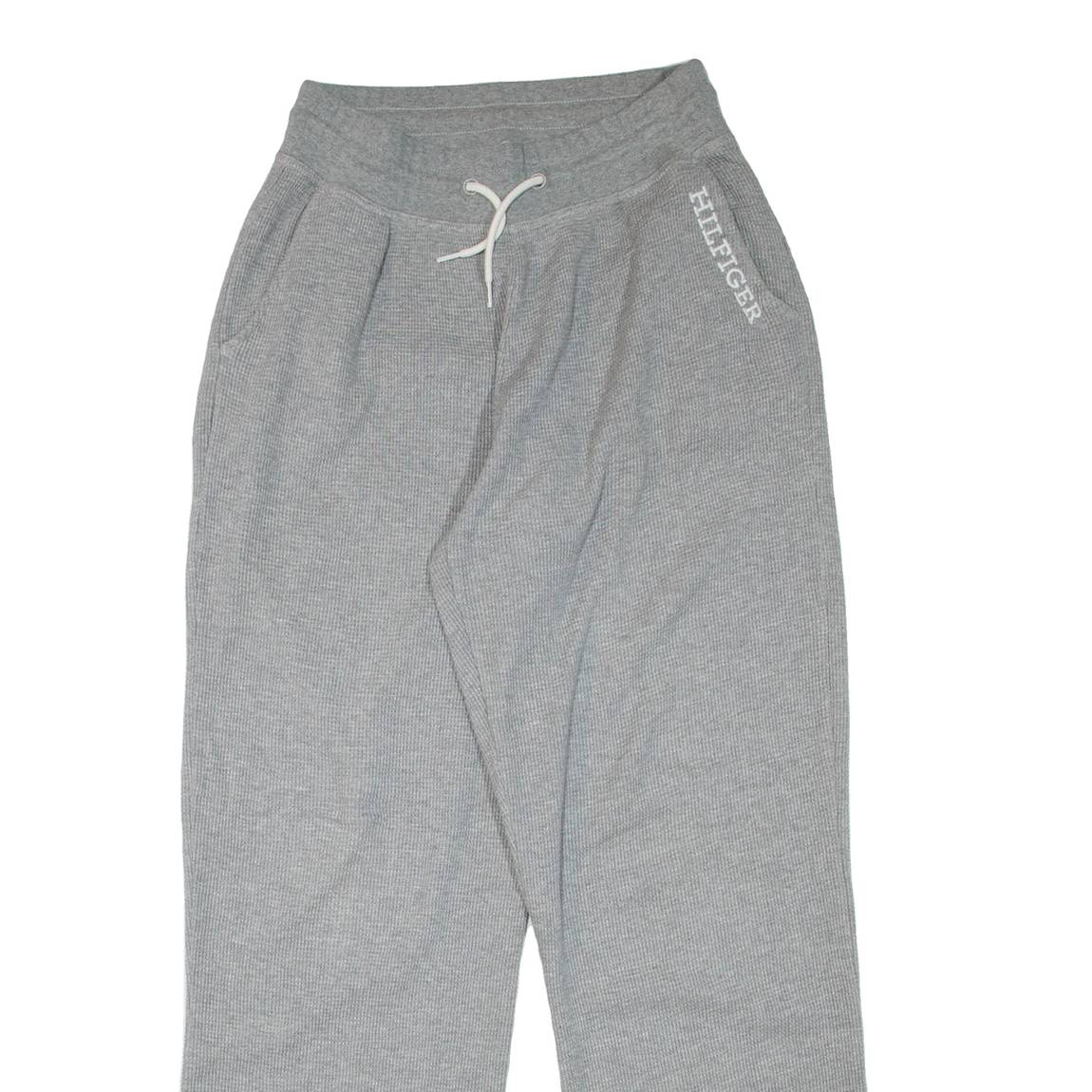 TOMMY HILFIGER Womens Joggers Grey Wide-Leg XS W24 L32