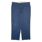 DICKIES 874 Workwear Mens Trousers Blue Regular Straight W40 L30
