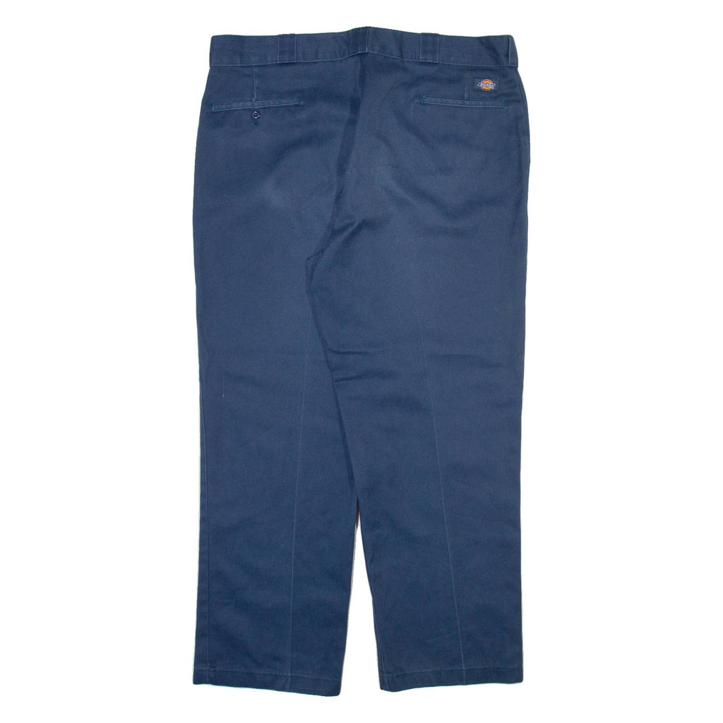 DICKIES 874 Workwear Mens Trousers Blue Regular Straight W40 L30