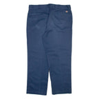 DICKIES 874 Workwear Mens Trousers Blue Regular Straight W40 L30