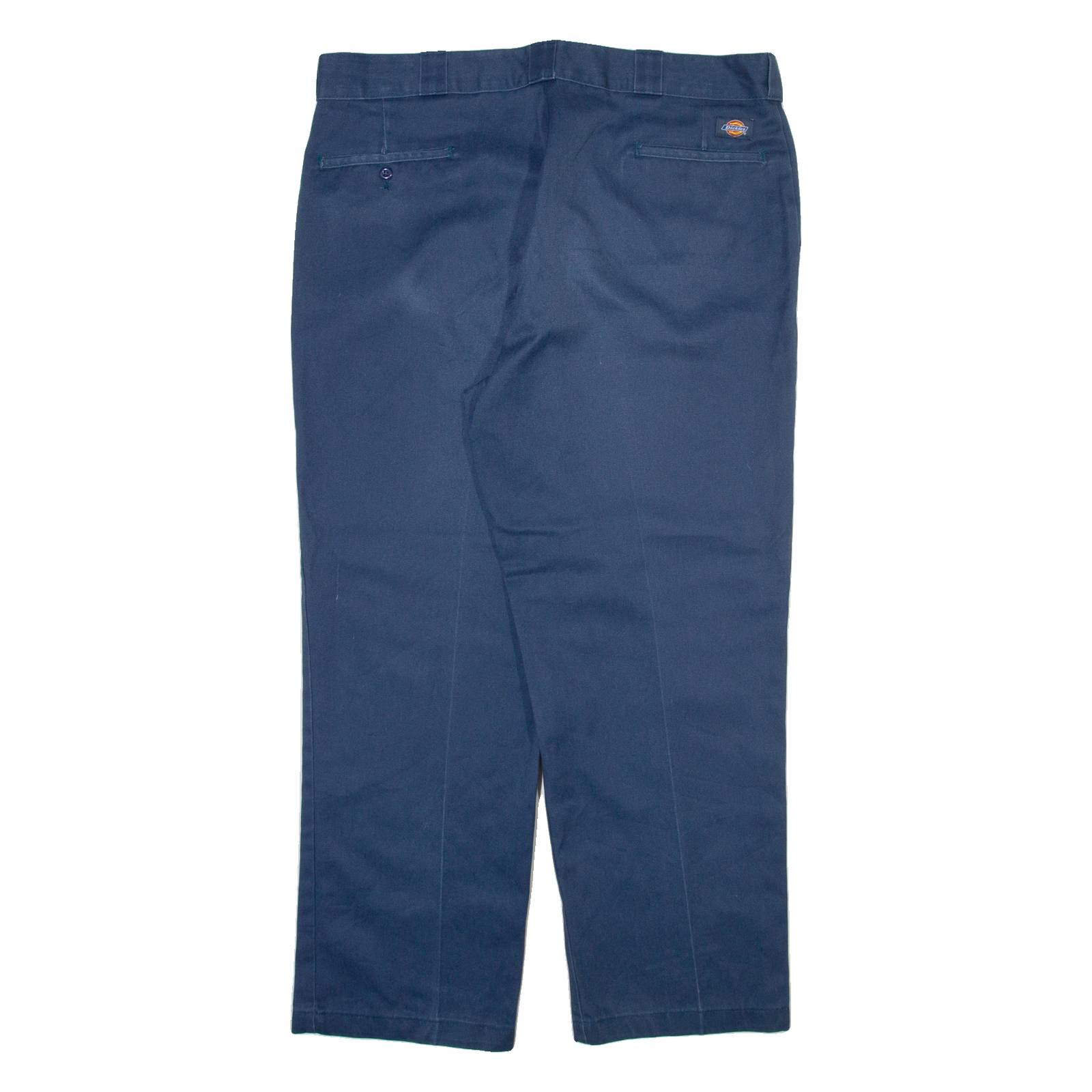 DICKIES 874 Workwear Mens Trousers Blue Regular Straight W40 L30