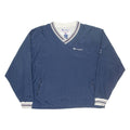 CHAMPION Training Mens Sweatshirt Blue V-Neck XL