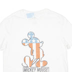DISNEY Mickey Mouse Womens T-Shirt White USA M