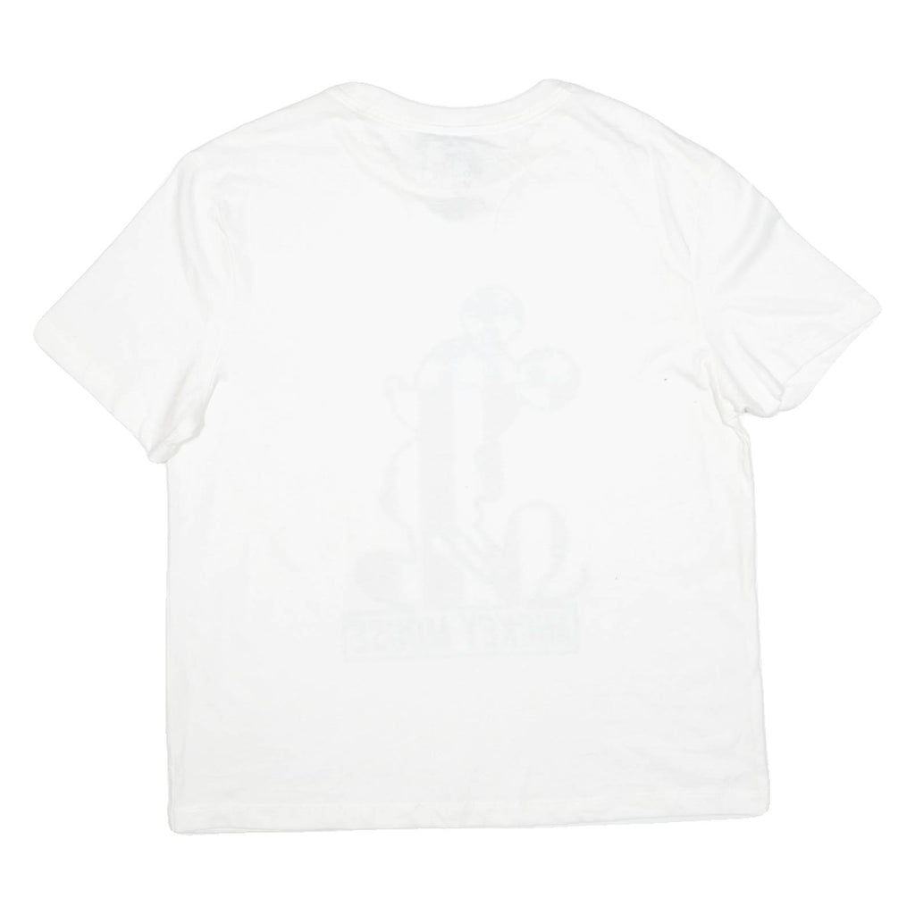 DISNEY Mickey Mouse Womens T-Shirt White USA M