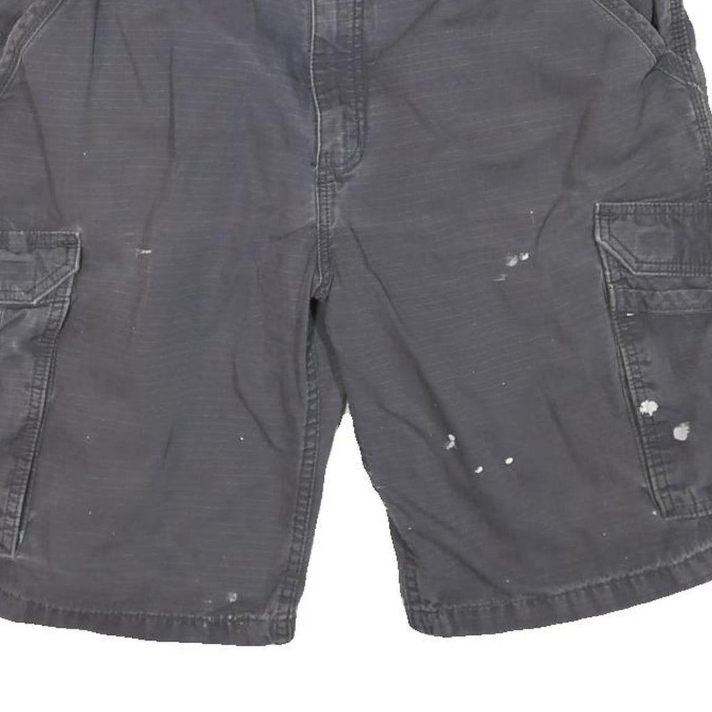 CARHARTT Mens Grey Cargo Shorts L W38 Relaxed Fit Durable Workwear