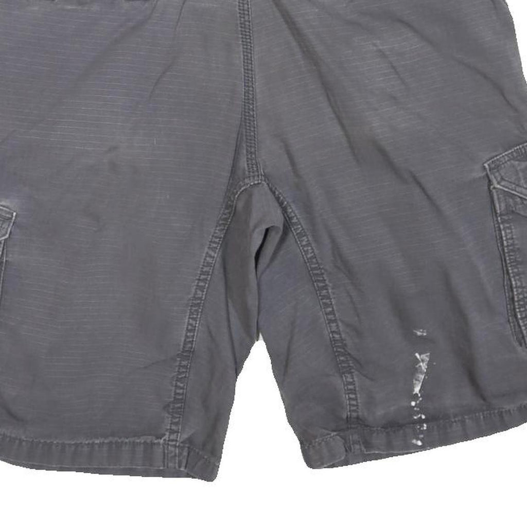 CARHARTT Mens Grey Cargo Shorts L W38 Relaxed Fit Durable Workwear