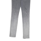 ALL SAINTS Womens Jeans Grey Ombre Regular Skinny Denim W28 L30 Stylish Zip