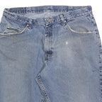 WRANGLER Mens Denim Blue Casual Shorts L W36 Comfortable Cotton Blend