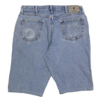 WRANGLER Mens Denim Blue Casual Shorts L W36 Comfortable Cotton Blend