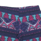 PLAYCREW OCEAN Mens Shorts Blue & Purple Geometric XL W42 Casual Summer