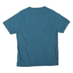 TRUE RELIGION Mens Blue Graphic T-Shirt XL Short Sleeve Crew Neck Cotton Blend