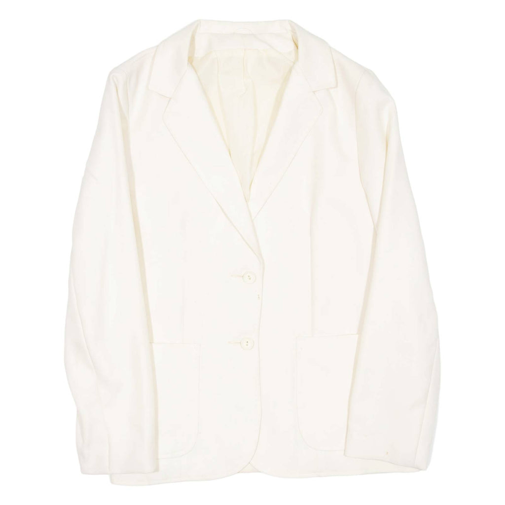 Womens Blazer Coat Cream S