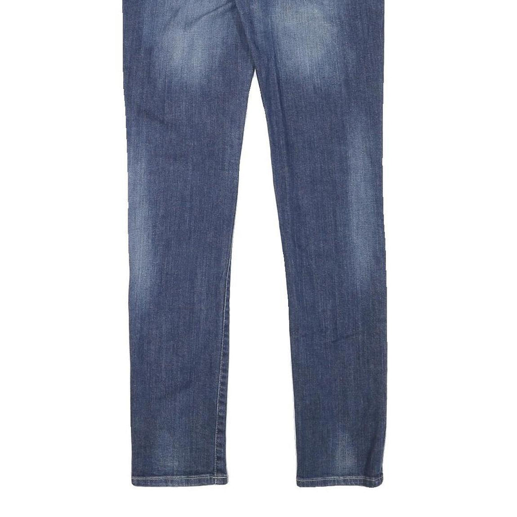 CALVIN KLEIN JEANS Womens Slim Blue Denim Jeans W29 L31 Stylish Zip Closure
