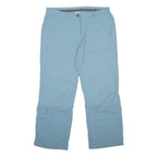 JACK WOLFSKIN Womens Polyamide Blue Regular Straight Trousers W33 L27 Outdoor