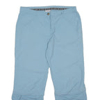 JACK WOLFSKIN Womens Polyamide Blue Regular Straight Trousers W33 L27 Outdoor