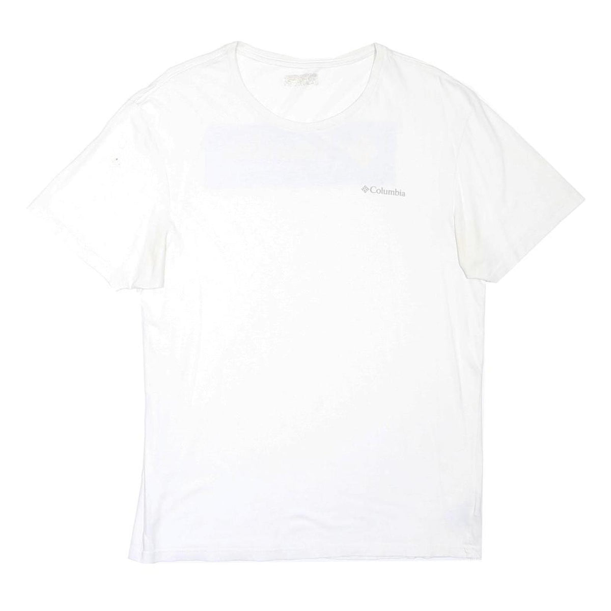 COLUMBIA Mens White Graphic T-Shirt M Short Sleeve Crew Neck Outdoor Casual