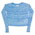 HOLLISTER Womens Jumper Blue Open Knit S