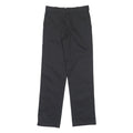 DICKIES Mens Regular Fit Black Polyester Blend Zip Trousers W34 L32 Workwear