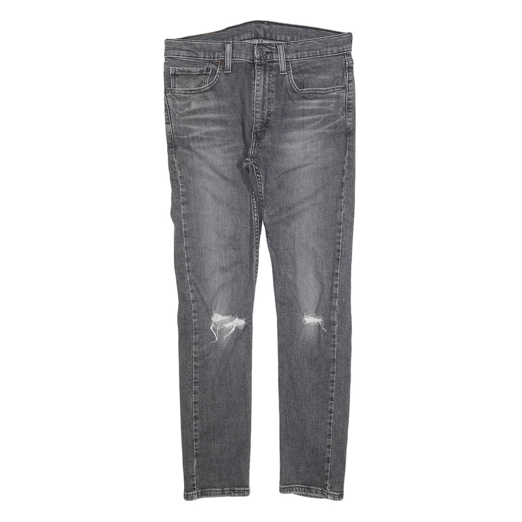 LEVI'S 519 Mens Jeans Slim Skinny Denim Medium W32 L30 Distressed Cotton Blend