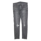 LEVI'S 519 Mens Jeans Slim Skinny Denim Medium W32 L30 Distressed Cotton Blend