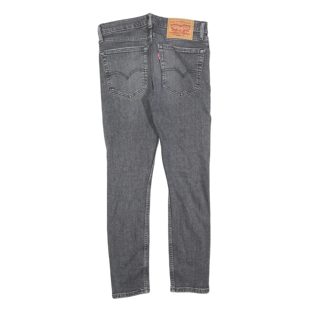 LEVI'S 519 Mens Jeans Slim Skinny Denim Medium W32 L30 Distressed Cotton Blend